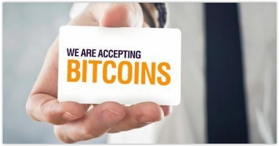 we are accepting bitcoin